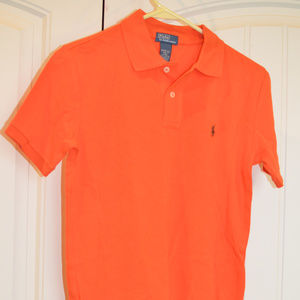 Boys Ralph Lauren Orange Polo shirt